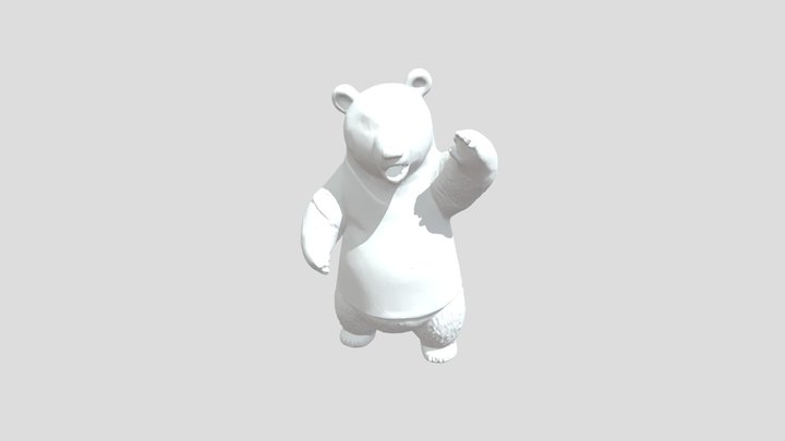 Arbor Day Bear, petrified