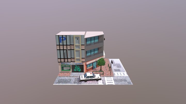 AIE: Jet Set Radio recreation 3D Model