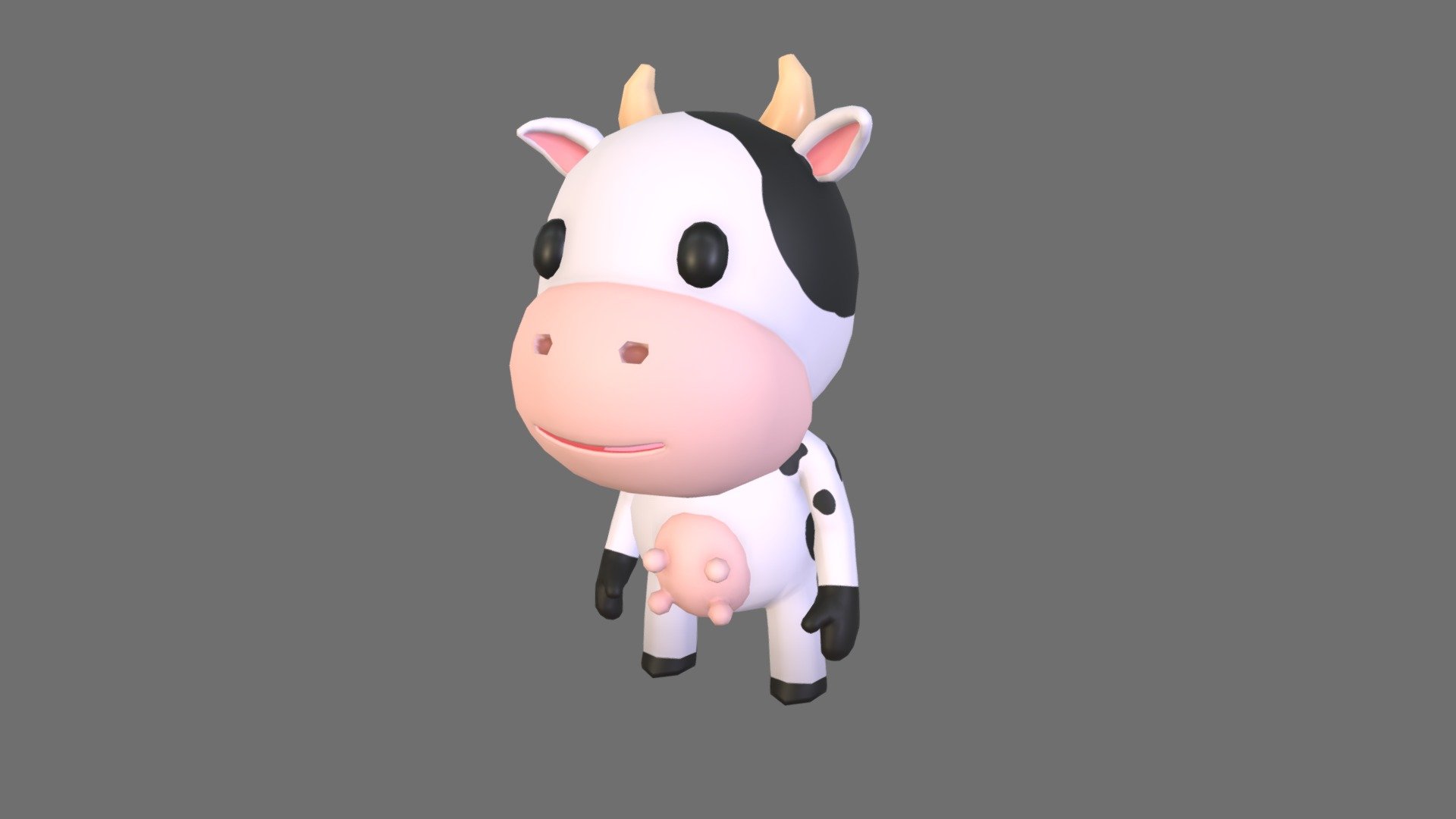 Rigged Little Cow - Buy Royalty Free 3D model by bariacg [4326366 ...