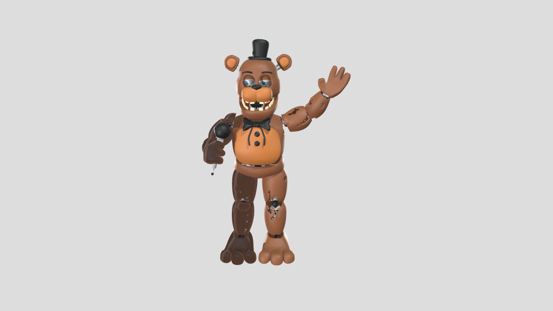 Withered Freddy - Download Free 3D Model By Sweetieboy87 (@Babyboy92 ...