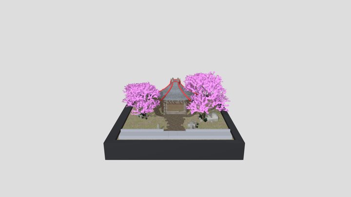 Diorama Hanamura Overwatch 3D Model