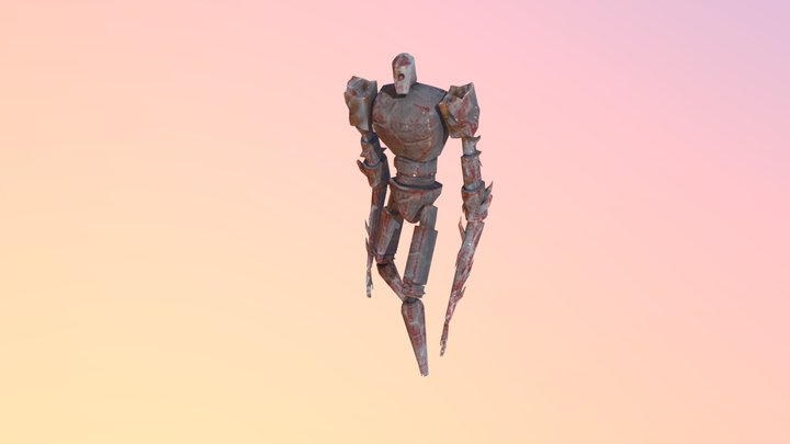 Blood Golem 3D Model