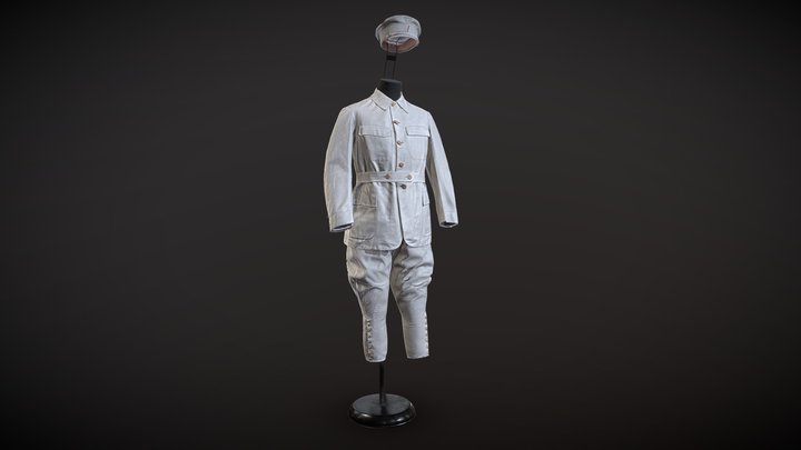 Uniform of President Masaryk 3D Model
