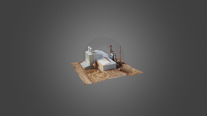 Grain dryer 3D Model