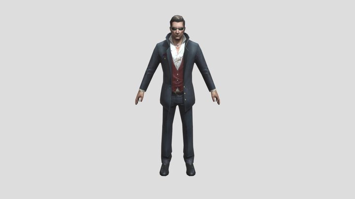 Free Fire Mystery Human 3D Model