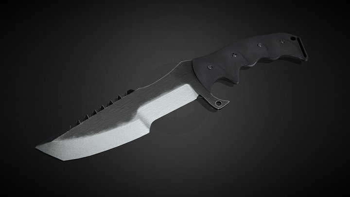 Tactical Knife - MTECH USA Xtreme 3D Model