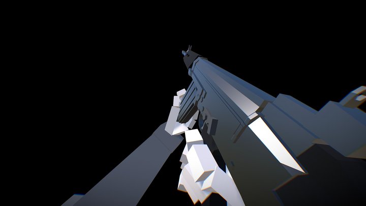 FN FAL Reload Animation 3D Model
