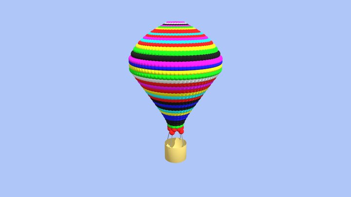 Air balloon 3D Model
