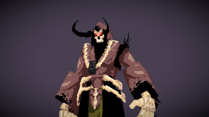 Metus (Solo Leveling) - Minecraft Model 3D Model