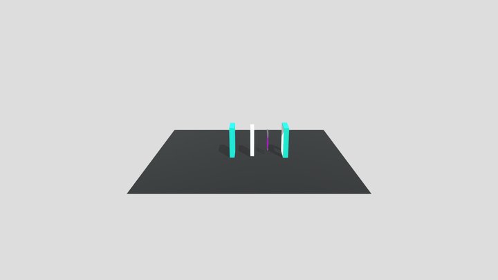 Box Of Pens 3D Model