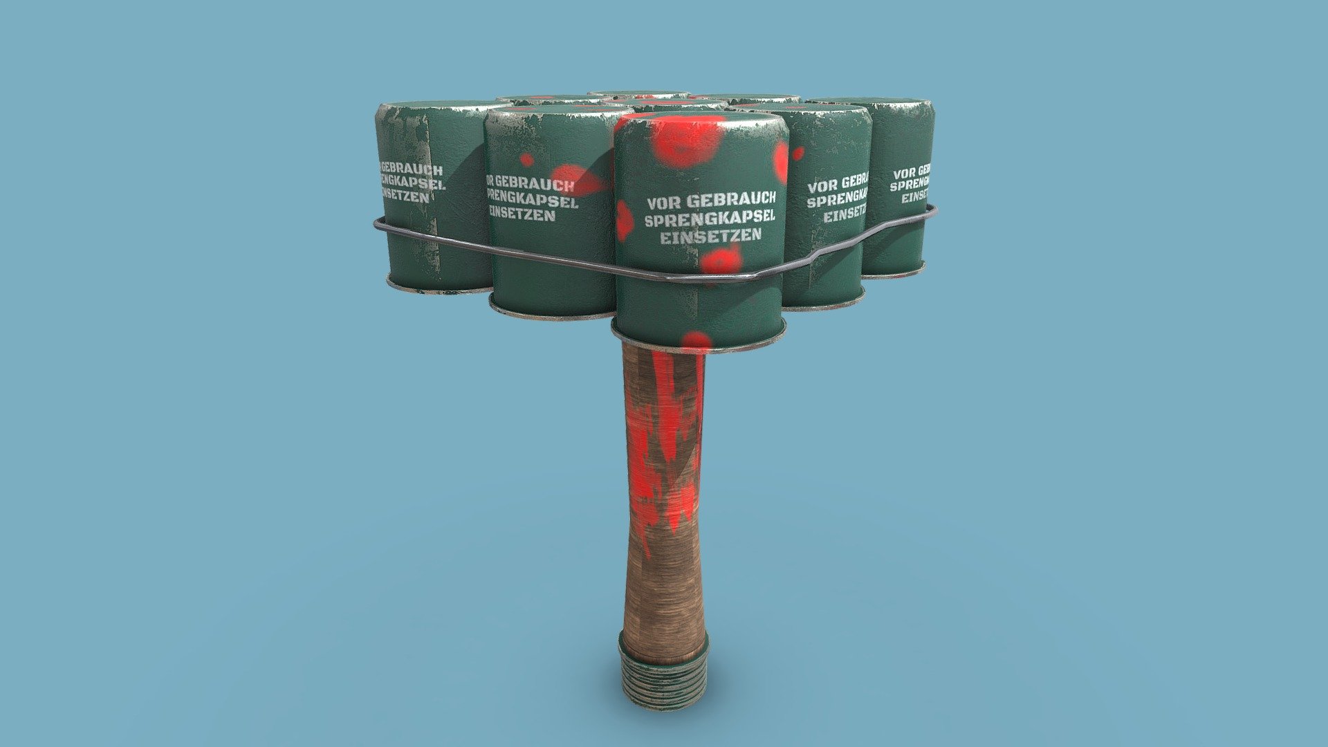 M24 Stielhandgranate - German Hand Grenade