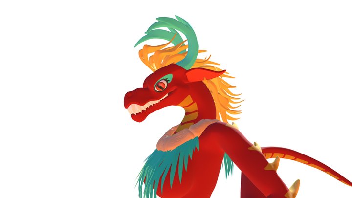 Raiga Dragoness 3D Model