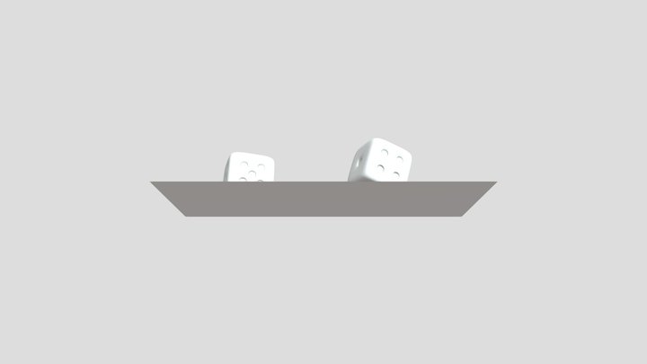Rolling Dice 3D Model