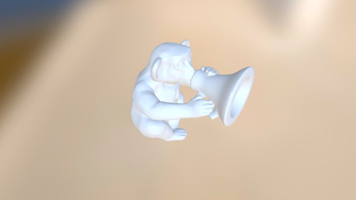 monkey_mouth-003 3D Model