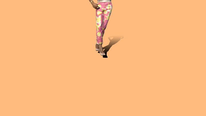 Salsa Dancing 3D Model