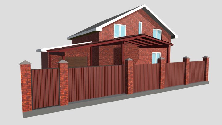 Навес в Пермь 3D Model