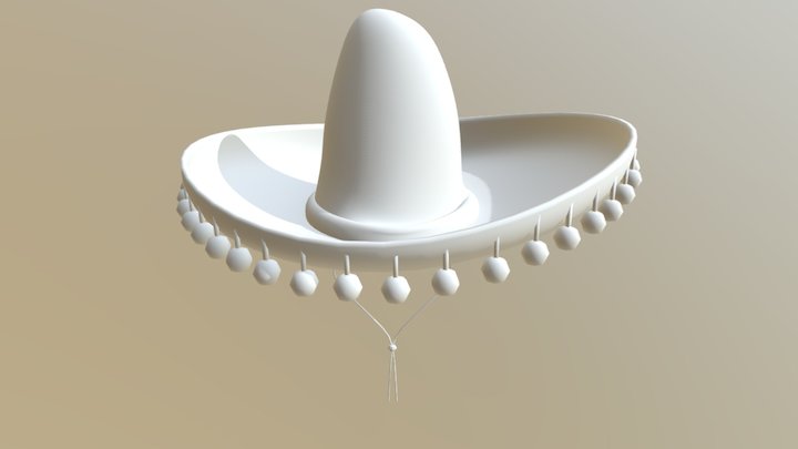 Sombrero WIP 3D Model