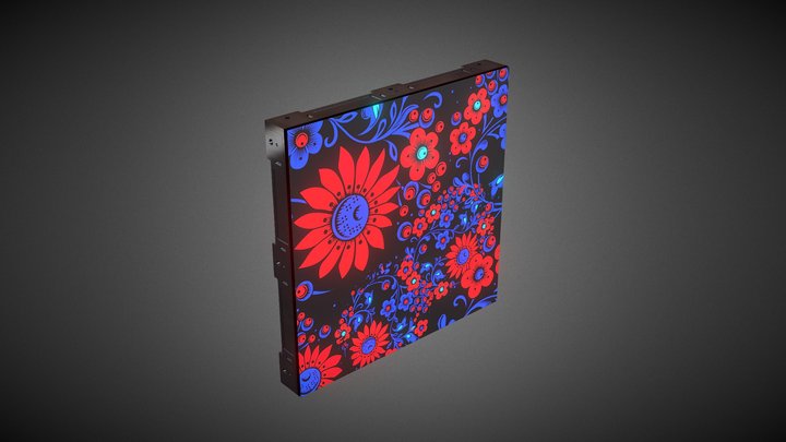 LED Cabinet Street 3D Model