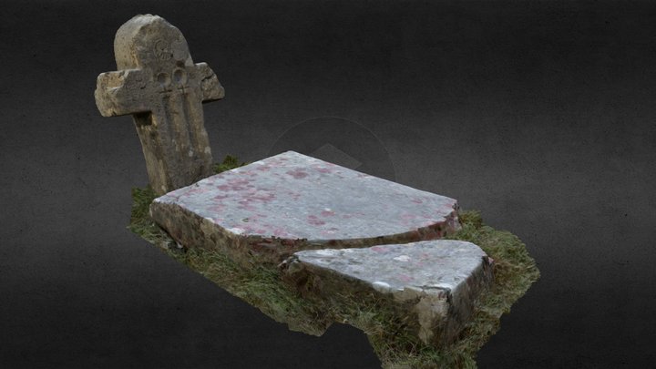No.3- Stećak - Medieval Tombstone from Rotimlja 3D Model
