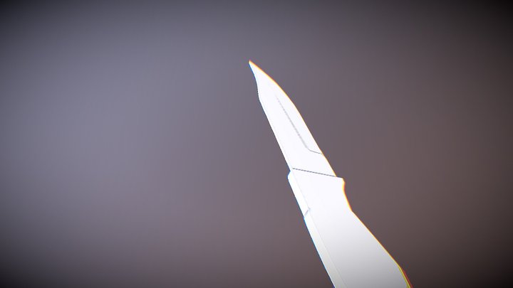 Нож 3D Model