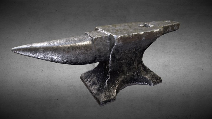 Old Anvil 3D Model