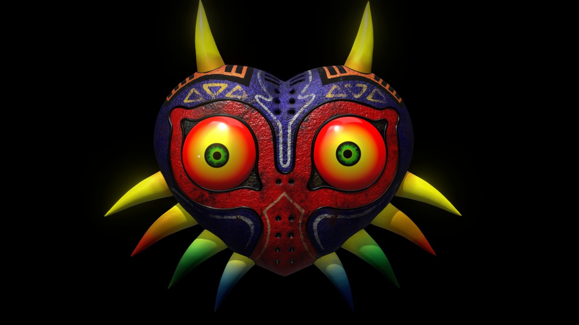 Majoras Mask - 3D model by Daniel (@PantsBeard) [4330ca9] - Sketchfab