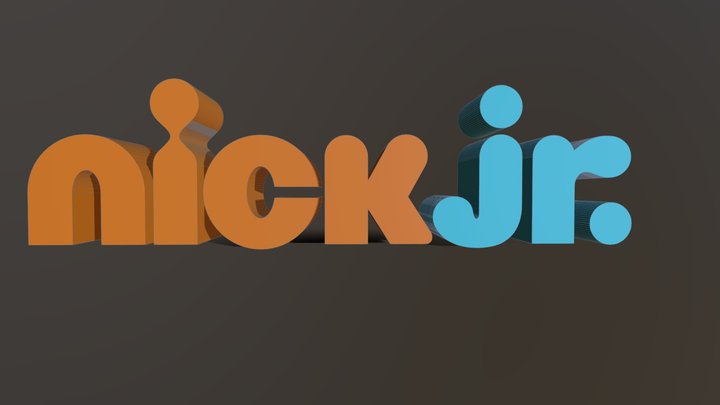 Nick Jr. Logo (2009-2025) 3D Model