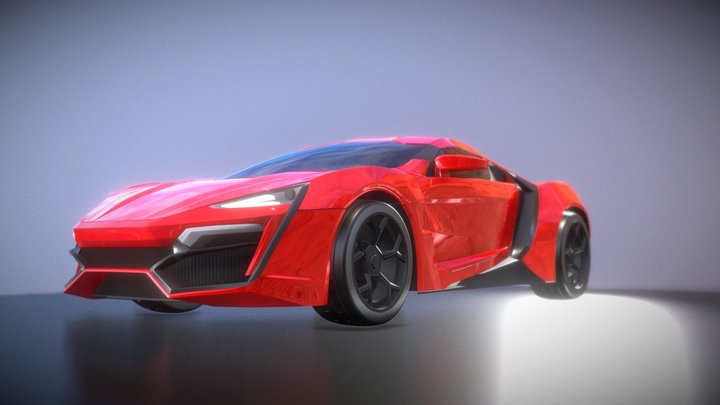 Lykan Hypersport 3d Model 3D Model