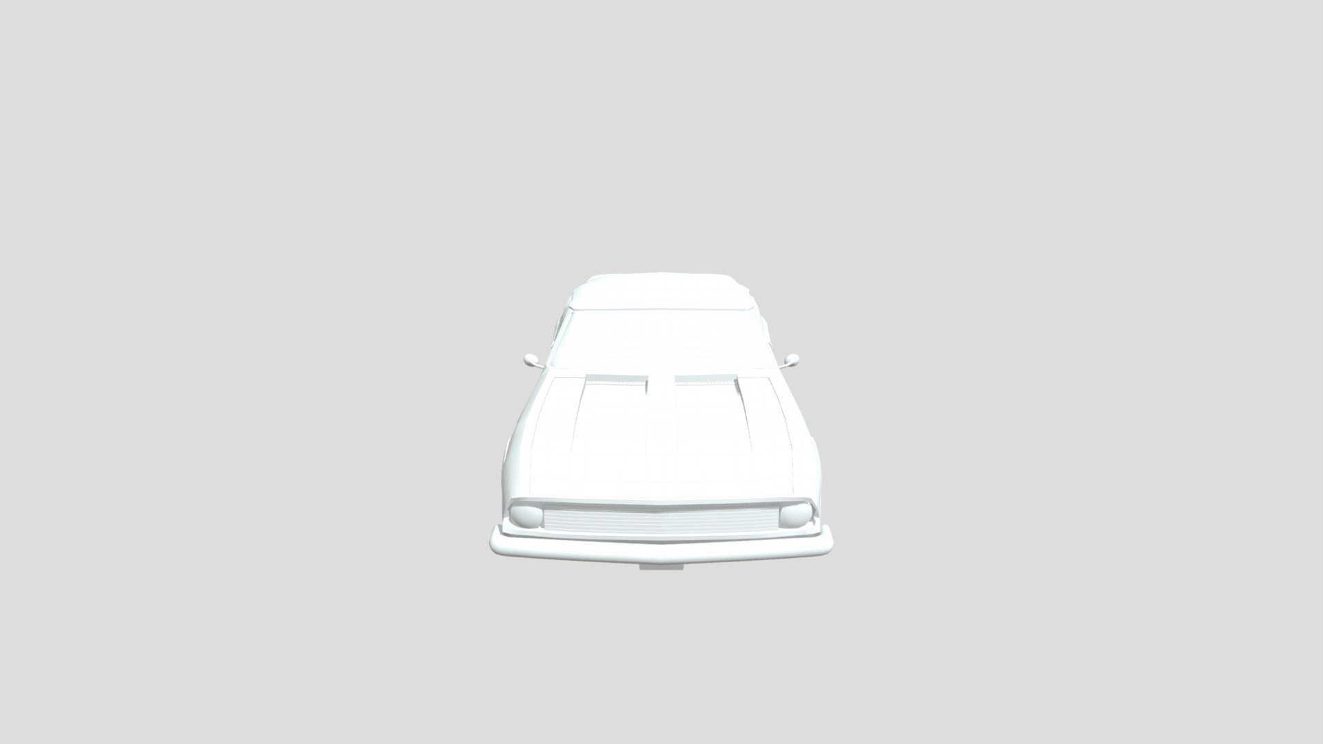 Chevrolet Camaro wireframe low poly — Sketchfab embed 3D viewer