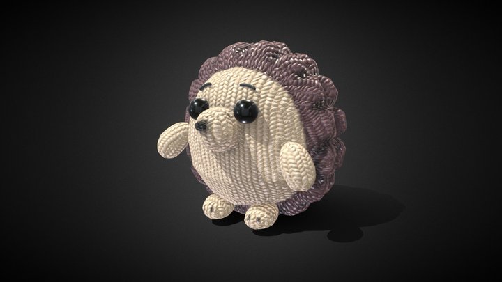 Little Woolies - hedgehog 3D Model