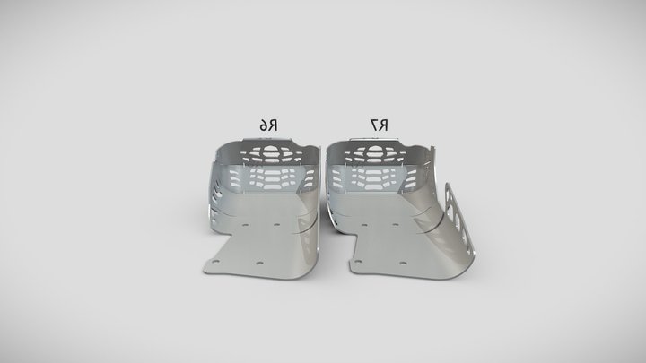 HD21-X-1200 R7 / R6 comparison 3D Model