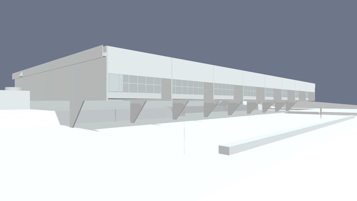 1962 - GRUPO ESCOLAR TABOÃO 3D Model