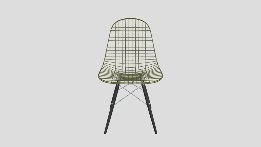 Metalic Wire Chair