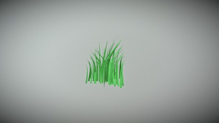 Grass Tuft 3D Model