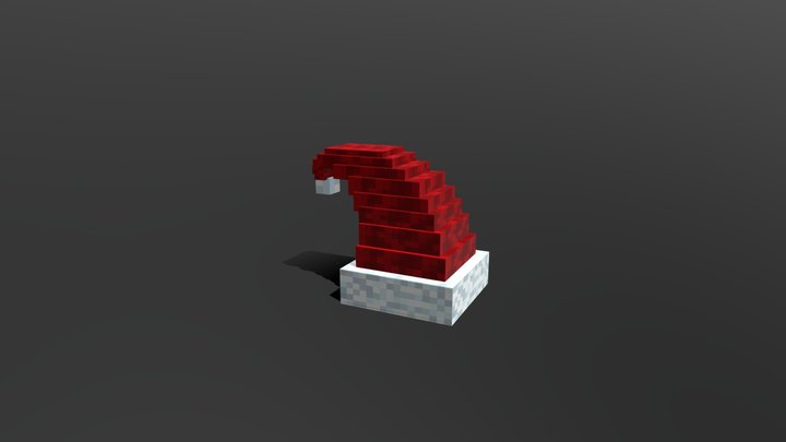 Santa Hat 3D Model
