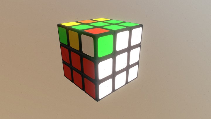 Rubik’s Cube – Classic 3D Puzzle 3D Model