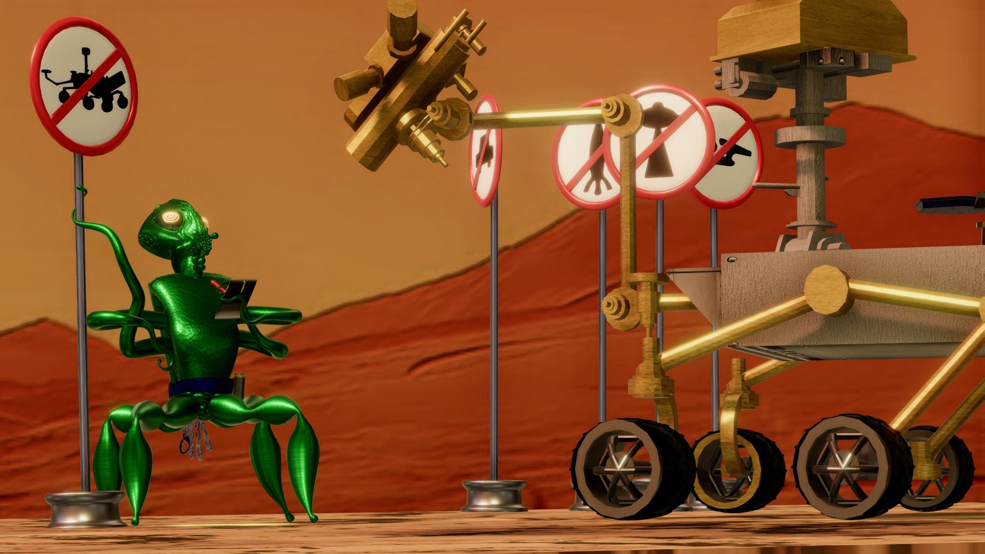 Trouble on Mars