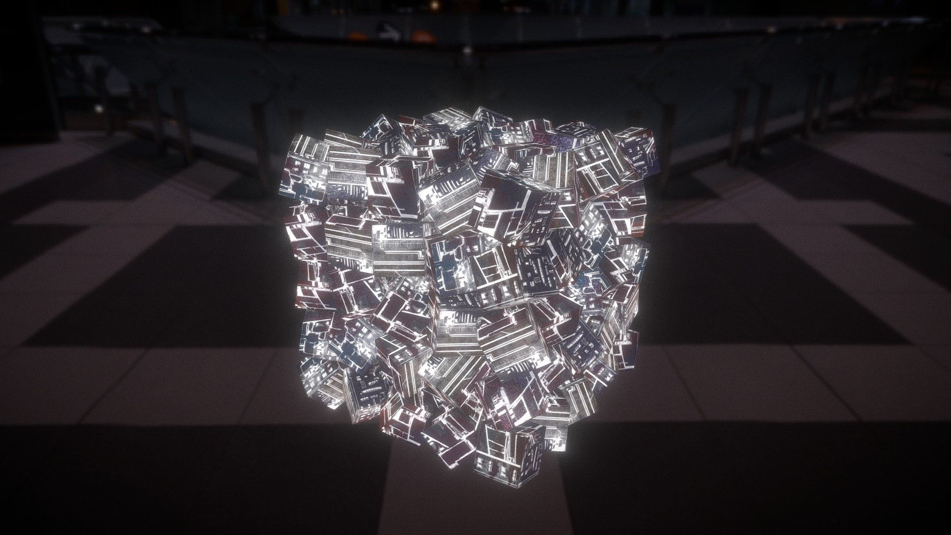 Cubist Art Sculpture - Download Free 3D model by Inditrion Dradnon ...