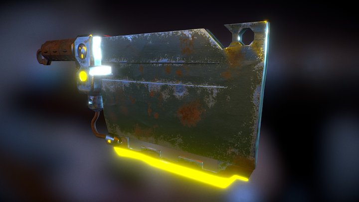 Warframe Fan Art Cleaver 3D Model