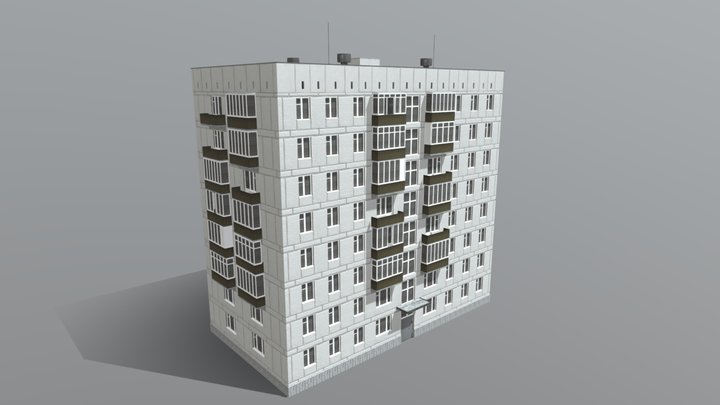 house aparment Russia – Kostenloses 3D-Modell STL