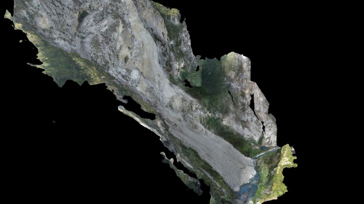 Umbria_Frana (rock fall) 3D Model