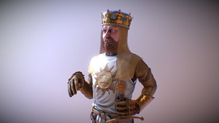 King Arthur 3D Model