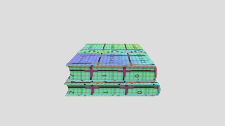 DGM 1660 Book UV Exercise 3D Model
