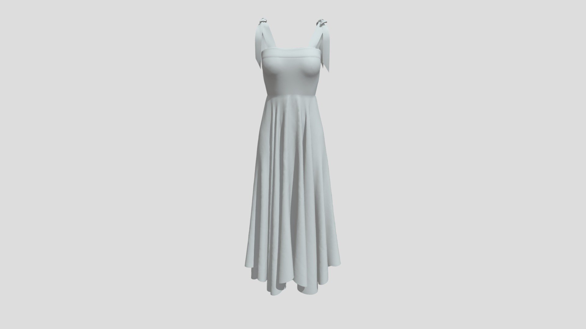 Free model--bow knot dress
