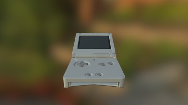GameBoy advance Lod 3D Model