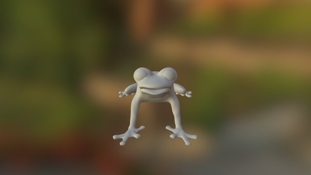 Glass Frog UV 3D Model