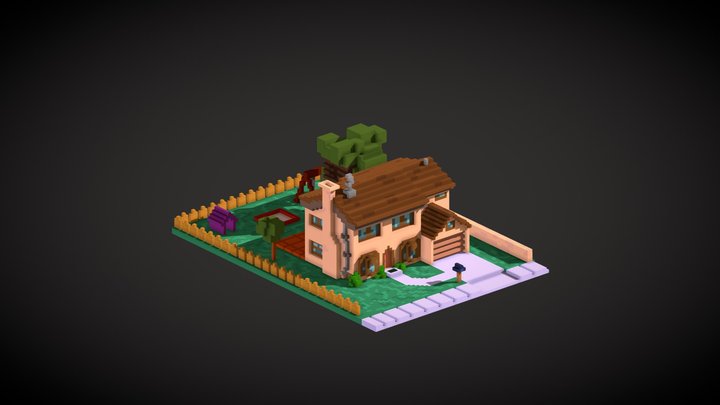 The Simpsons House 3D Model