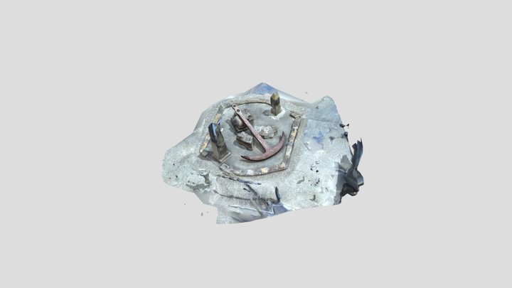 SS Tekapo Anchor 3D Model