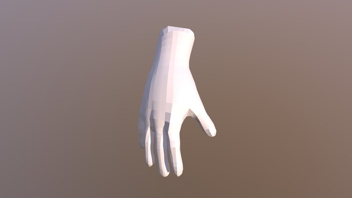 Mc Cullough Jason SGD Retopology Hand 3D Model