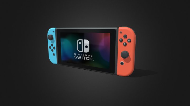 Nintendo Switch Console 3D Model